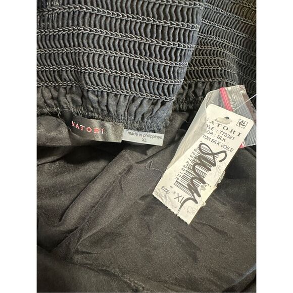 Natori Cotton Silk Voile Halter Maxi Dress Size XL $250 - Picture 12 of 12